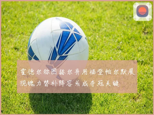 霍德尔称图赫尔弃用福登帕尔默展现魄力替补阵容或成夺冠关键